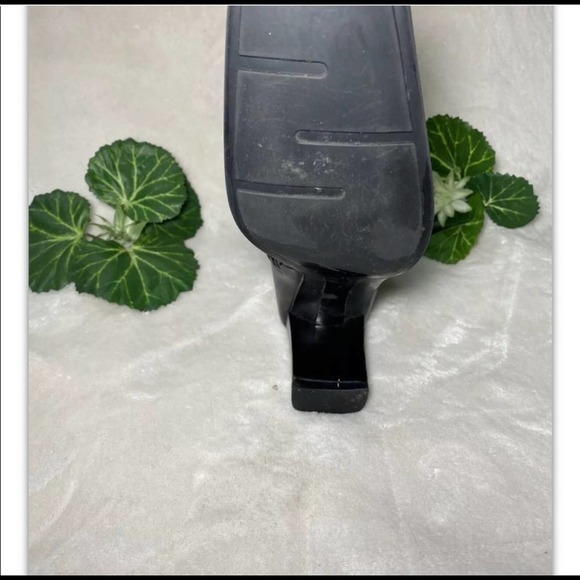 NINE & CO BLACK HEEL ANKLE BOOTS SHOES size 7.5, Zipper on inside for ea… - Picture 6 of 6